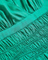 TALUNA-Dresses-It's All In The Details: Mini dress Shirred waist Short puff sleeves Wrap front 100% cupro- Ted Baker Romania